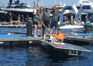 10-jarig jubileum HAN Solarboat - Team foto in Monaco 2023