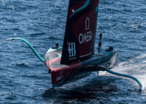 De Kiwi’s van Emirates Team New Zealand houden grip op de zaak. Foto- Ian Roman:America’s Cup