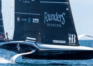 Grote kans dat de Amerikanen het in de halve finale gaan opnemen tegen Luna Rossa Prada Pirelli. Foto- Ricardo Pinto : America’s Cup