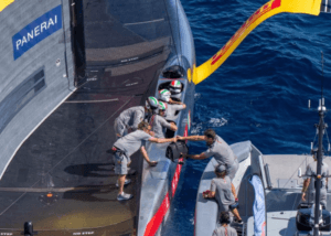 Pech voor de Italianen betekent het verliezen van een waardevol punt. Foto- Ian Roman : America’s Cup